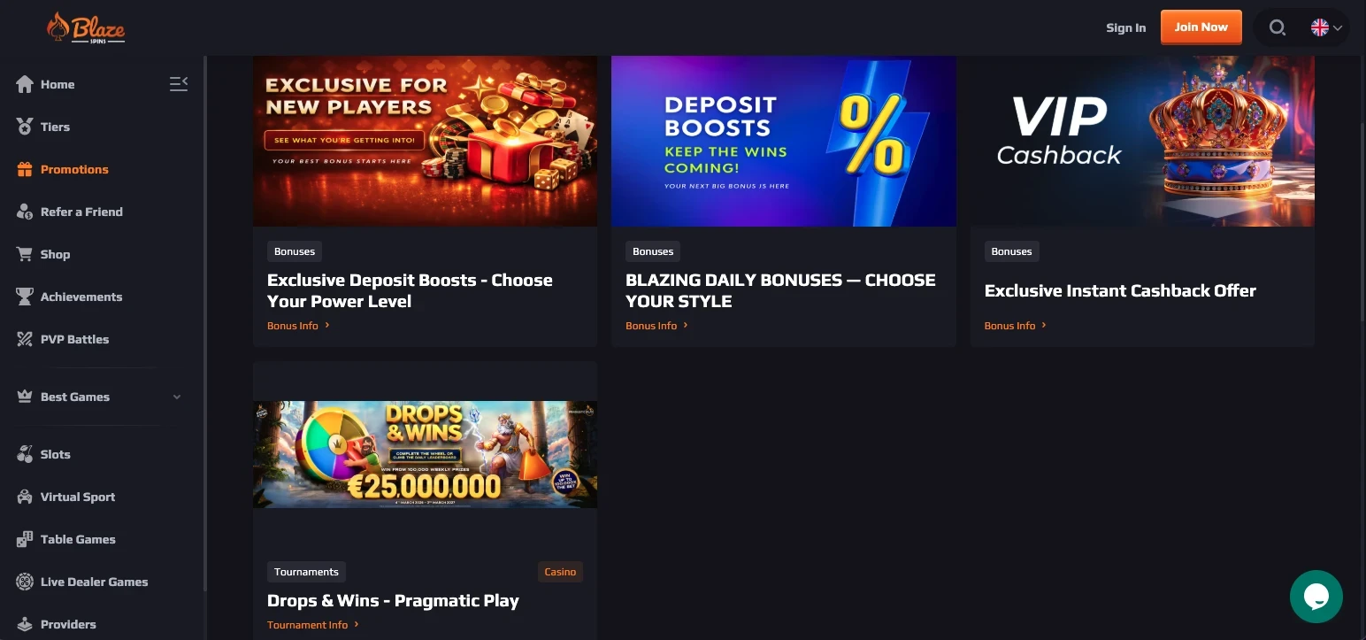 blaze promo